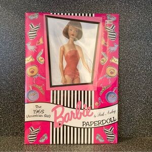 Vintage BARBIE retro NIP sealed Barbie paper doll by Peck Aubrey